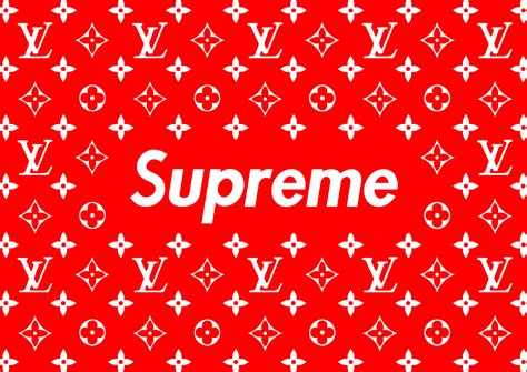 supreme x Louis Vuitton diamond